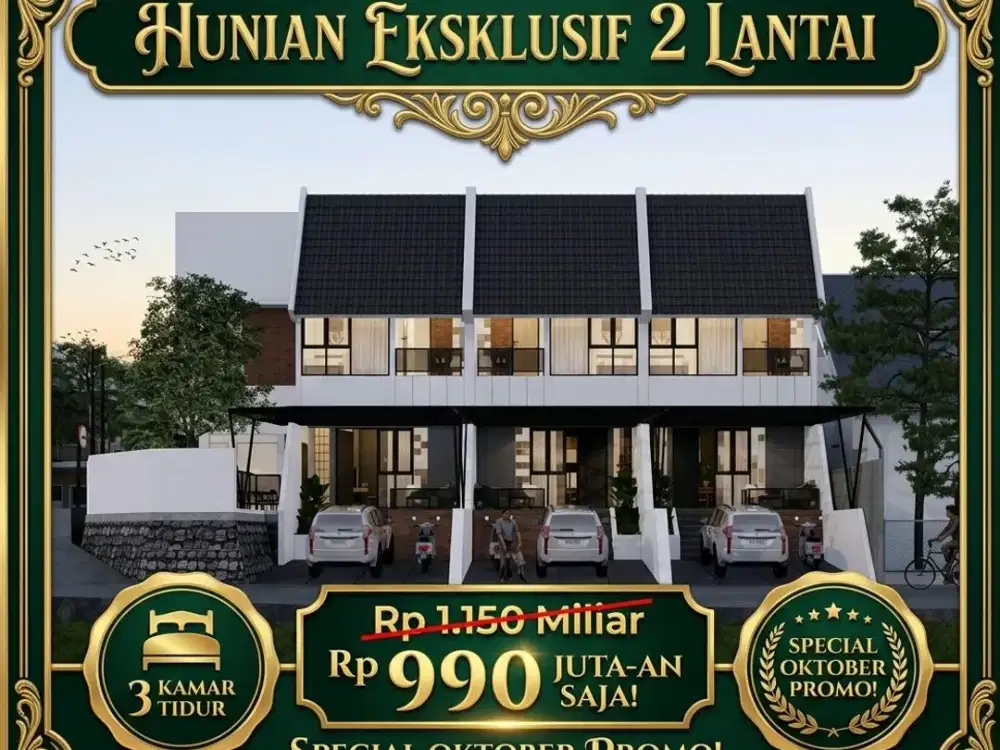 Rumah 2 Lantai Bandung Udara Sejuk