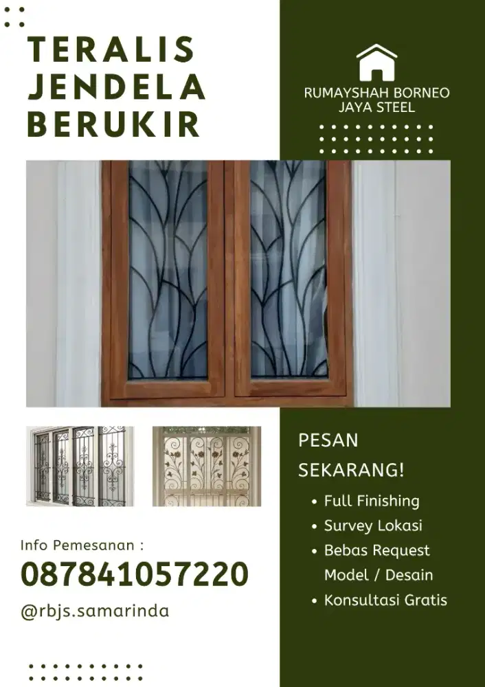 JASA TERALIS JENDELA BESI BERUKIR CUSTOM