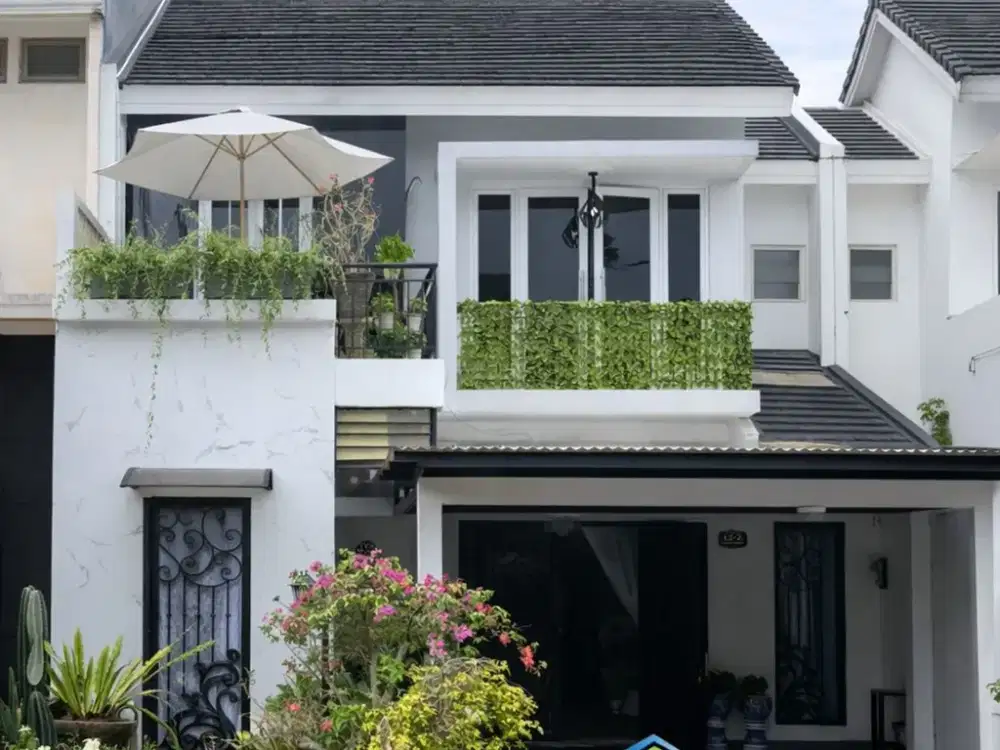 Jual Rumah Mewah 3 Lantai di De Latinos BSD, Lengkap dengan Elektronik & Musholla, Dekat AEON Mall, ICE BSD & Tol BSD