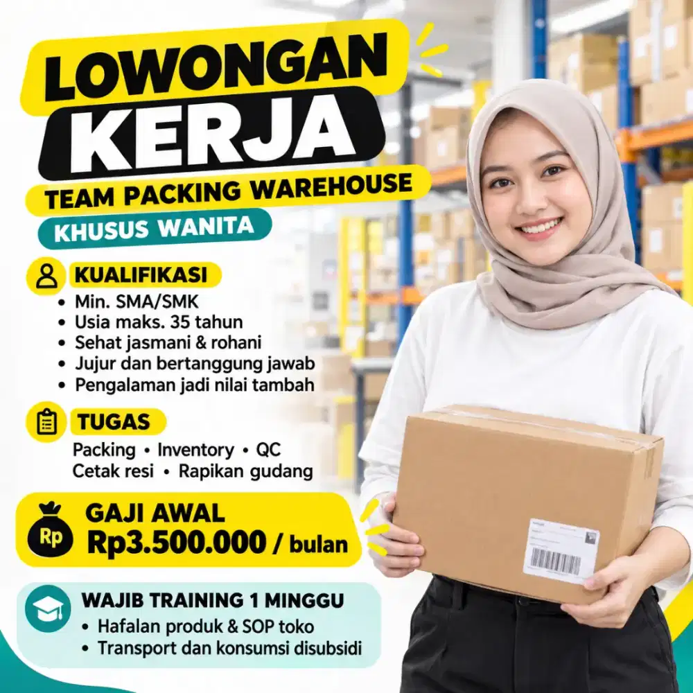 helper toko dan paker produk