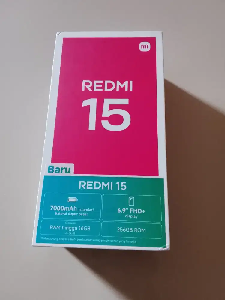 Xiami Redmi 15 Fullset No minus ,Garansi Resmi juli 2027