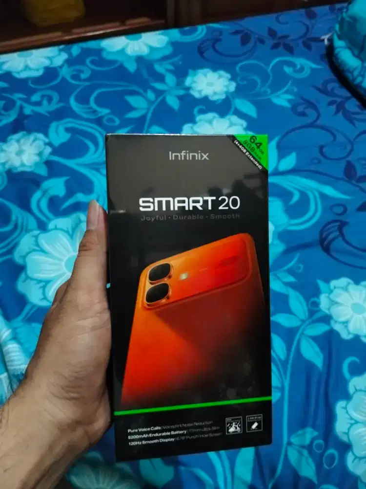 Infinix smart 20 ram 4+4/64 segel box