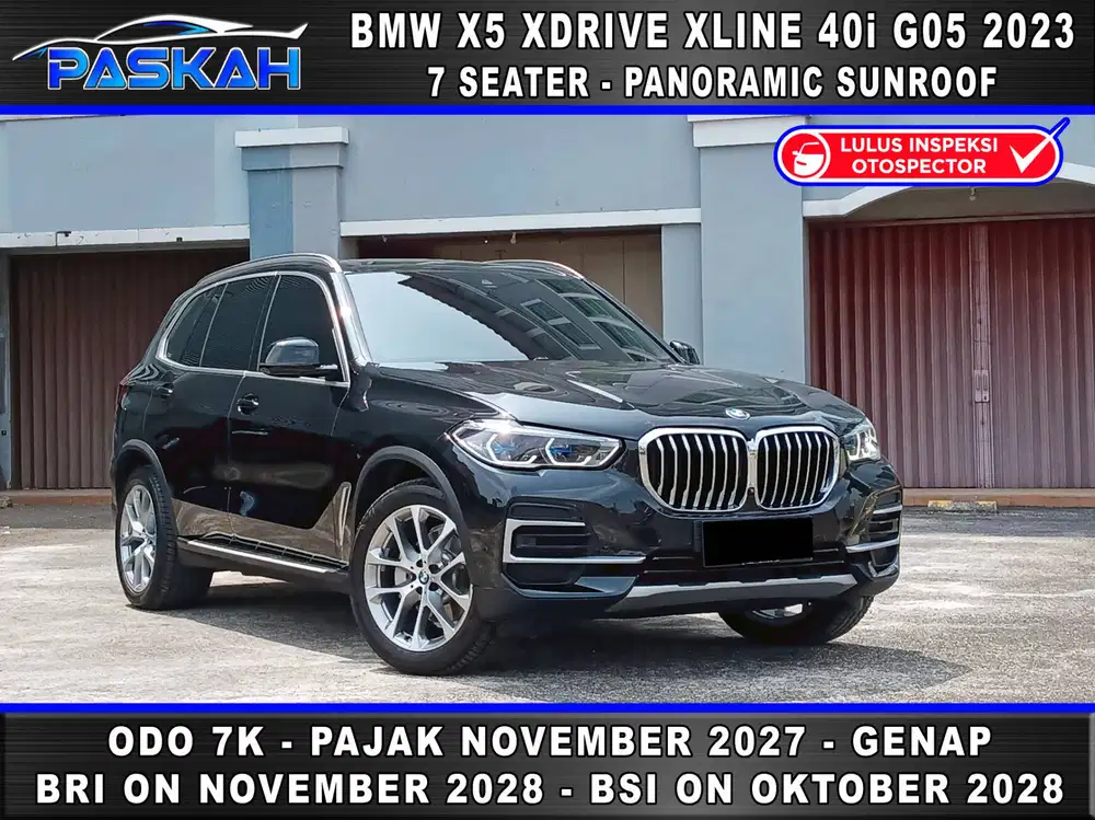 LCI 7 SEATER Odo 7k BUNGA 4% BRI 2028 BMW X5 Xdrive Xline 40i 2023 1
