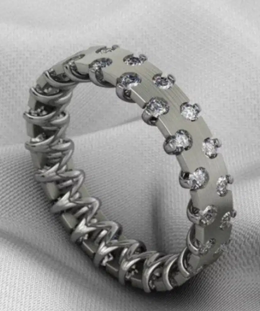Jual cincin atau perhiasaan live di sosmed