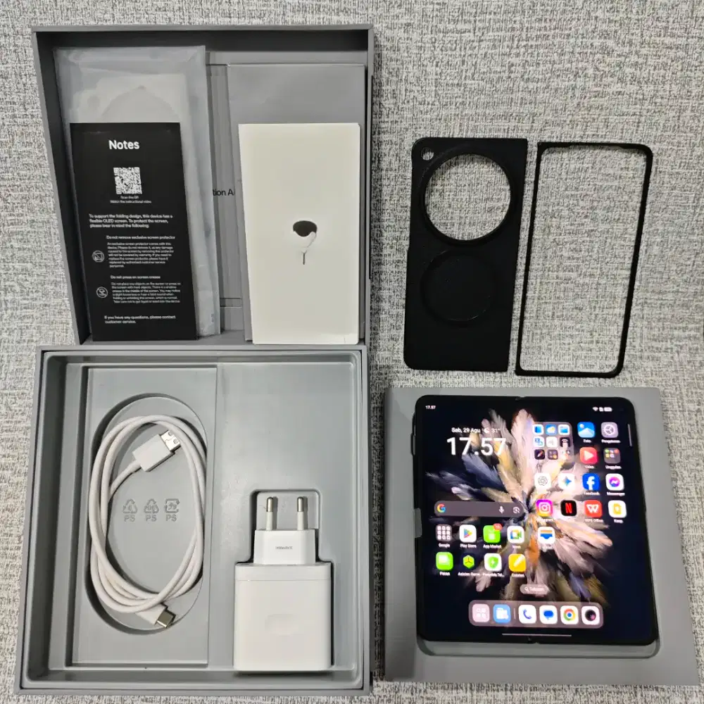 Oppo Find N3 Fold 16/512GB Fullset Ori Resmi
