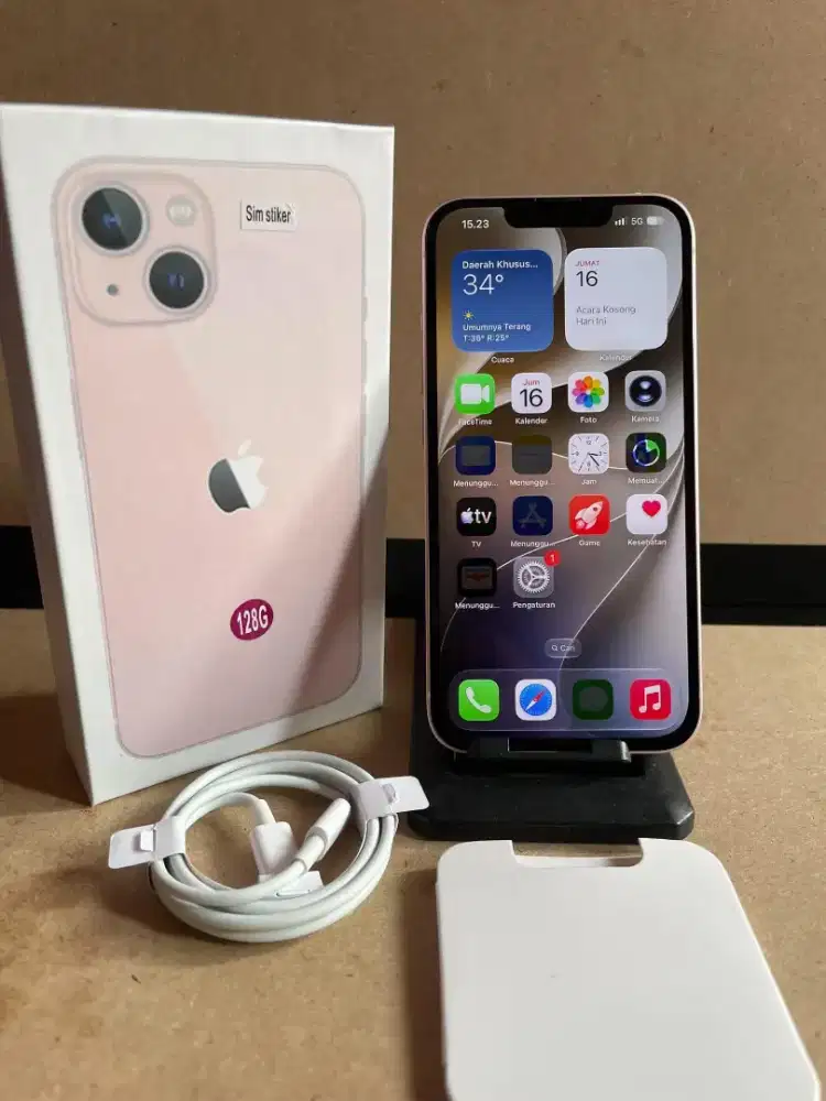 Iphone 13 128gb pink inter all operator likenew mulus no minus