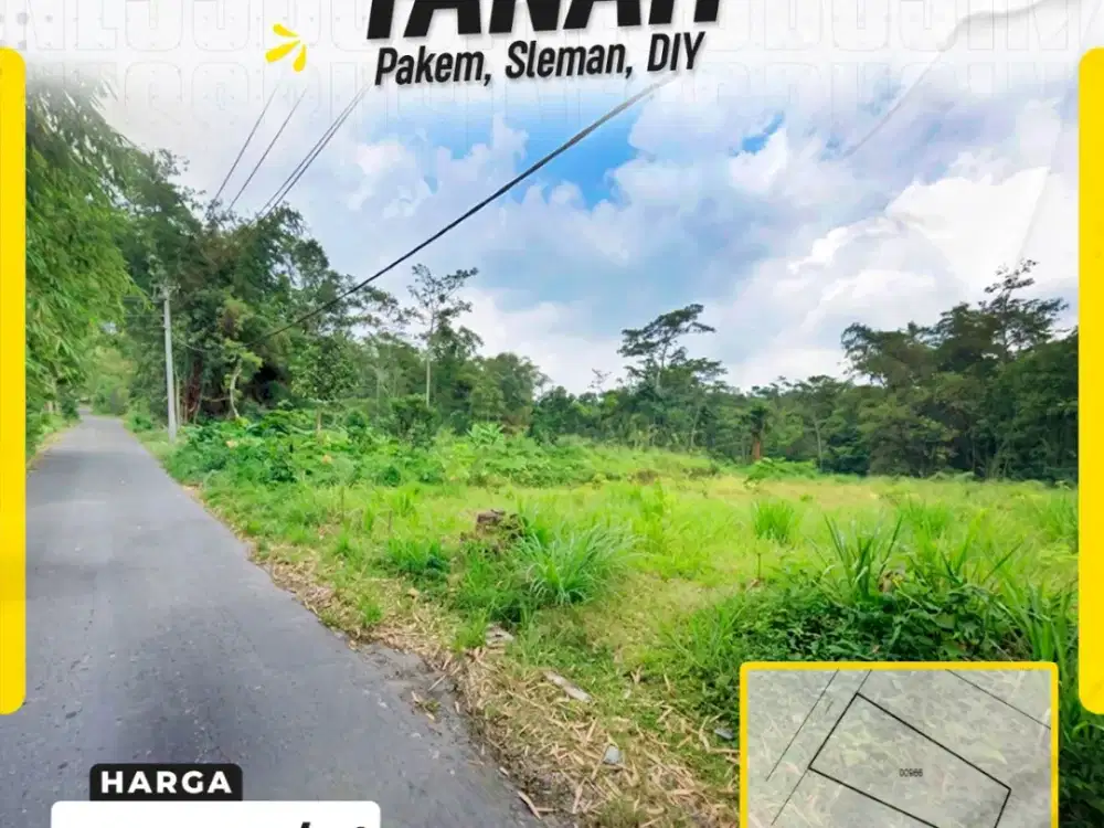 Dijual Tanah Strategis di Pakem, Sleman
