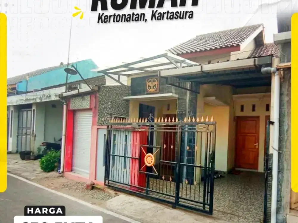 Dijual Rumah di Kertonatan, Kartasura