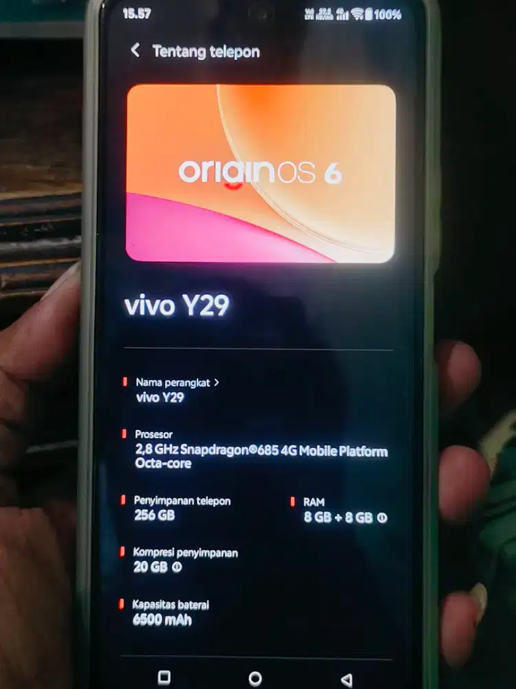 Vivo Y29 RAM 8/256GB