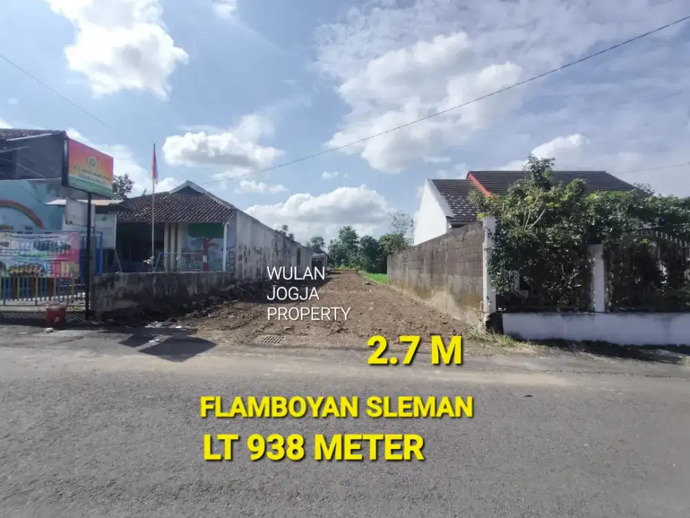 Dijual Tanah Strategis Cocok Untuk Usaha Di Flamboyan Sleman Jogja