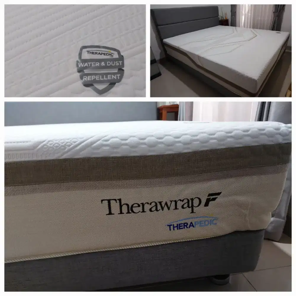 Preloved Kasur Therapedic Therawrap

Ukuran = 180 x 200 cm