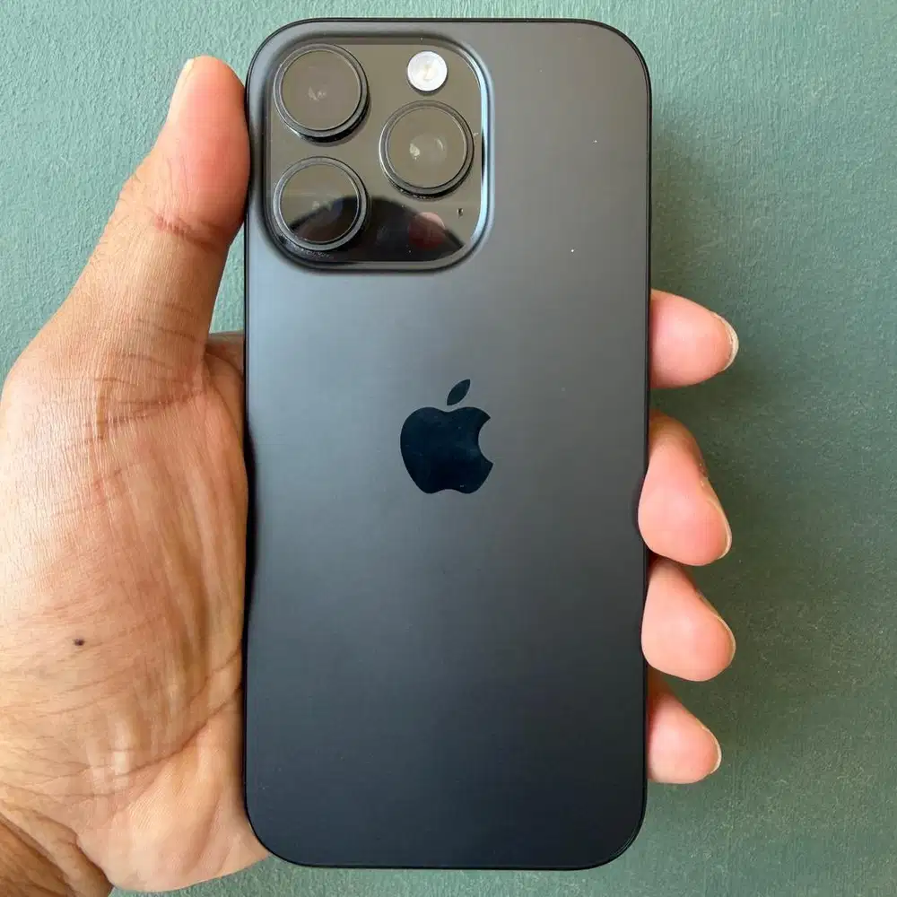 iPhone 16 Pro 128GB Black Titanium BH 86% IMEI Terdaftar Beacukai