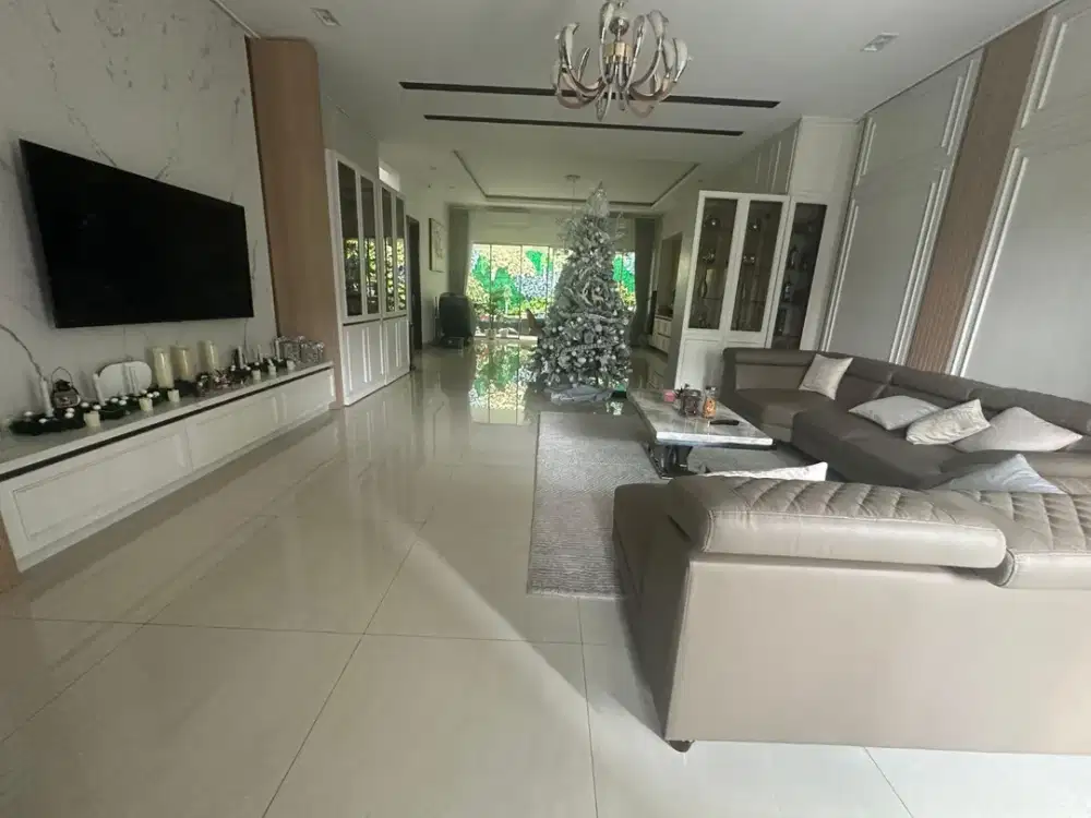 Dijual cepat rumah golf island type lilac full furnished siap nego