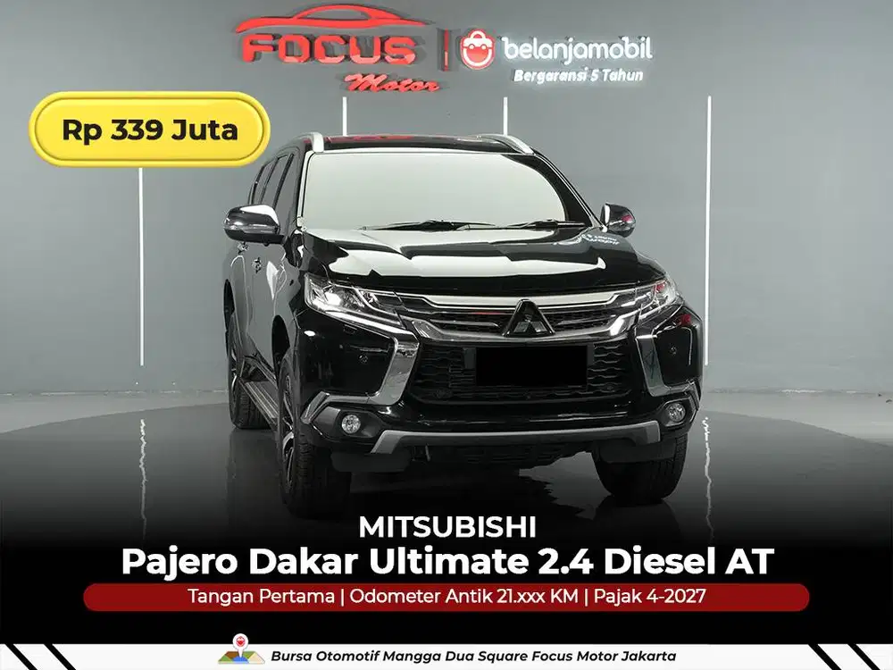 [GARANSI 5THN KM 21RB] Mitsubishi Pajero Dakar Ultimate 2017/2018/2019