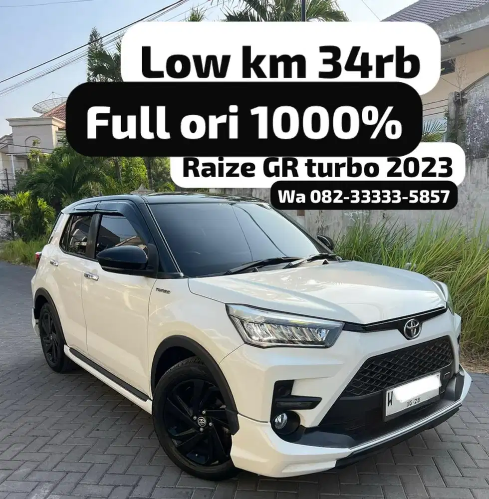Km37rb raize GR turbo twotone 2023 (W ) tg1 dr baru full orisinil