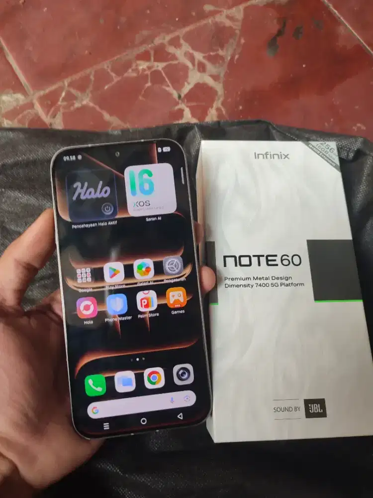 Infinix note 60 5g+ ram 8/256 fullset