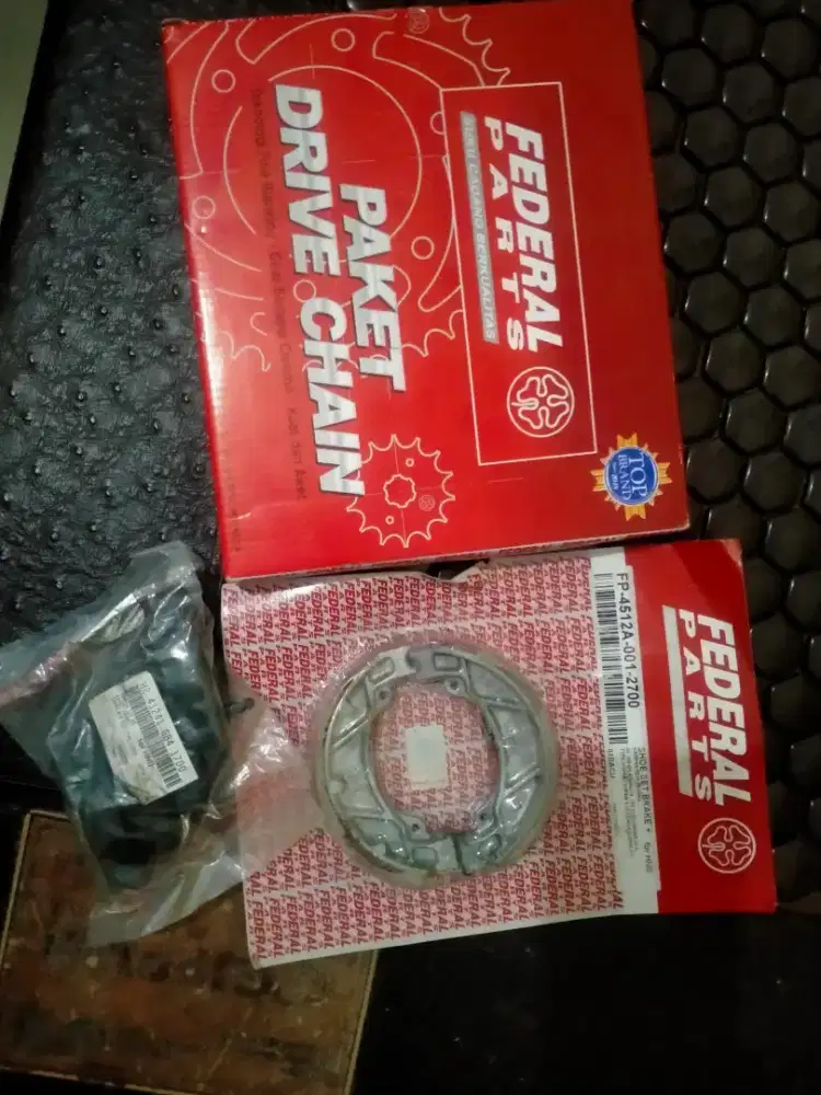 Sparepart Gearset Federal 40T Rantai Supra / Revo Baru Segel