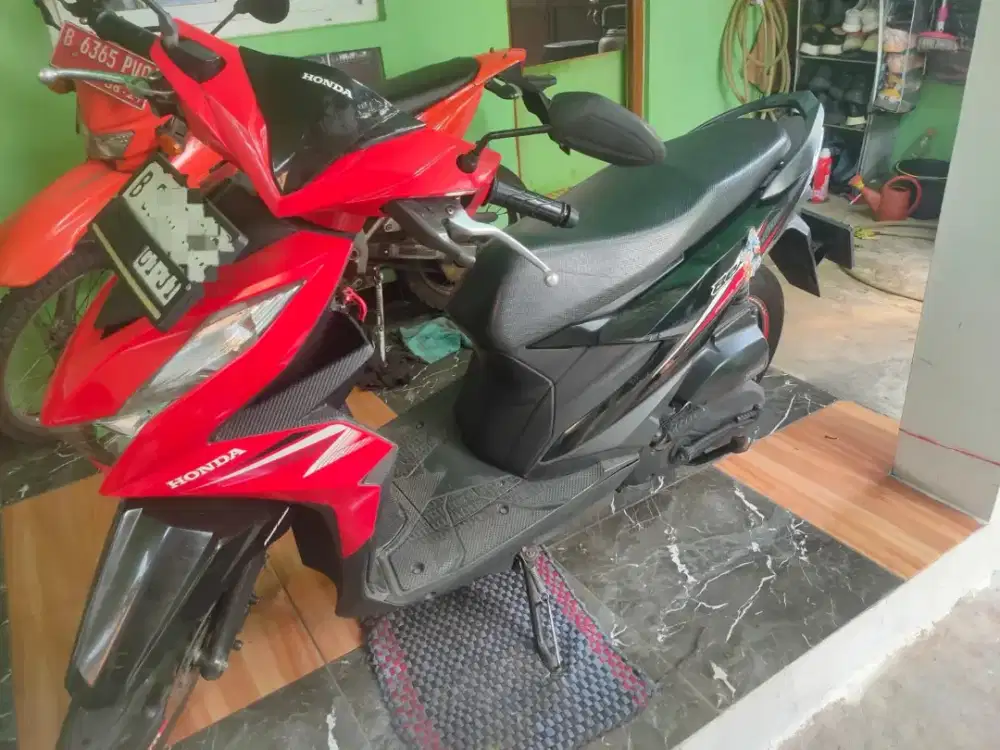 Jual BU Beat Deluxe 2020 merah
