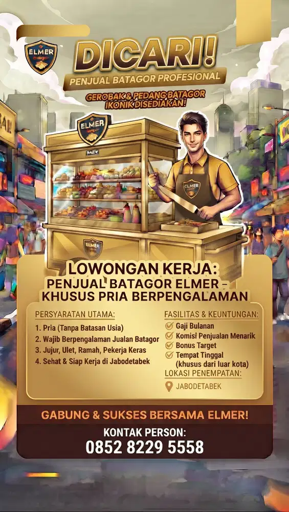 Lowongan kerja Penjual Batagor