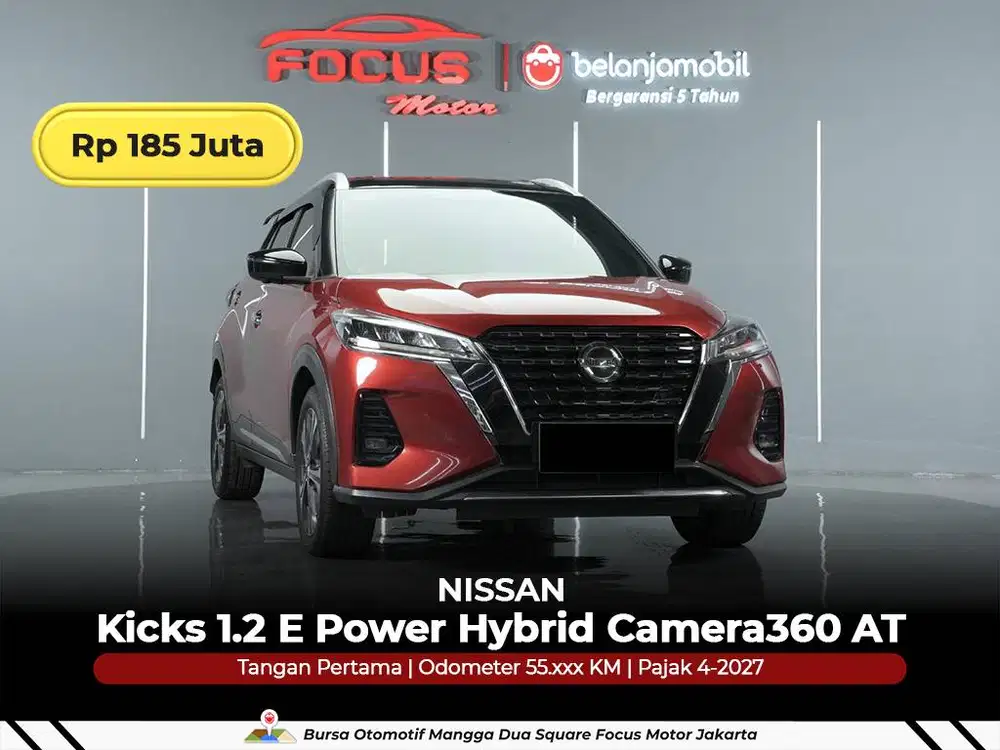 [ GARANSI 5THN ] Nissan Kicks 1,2 E Power Hybrid AT 2020/2021/2022