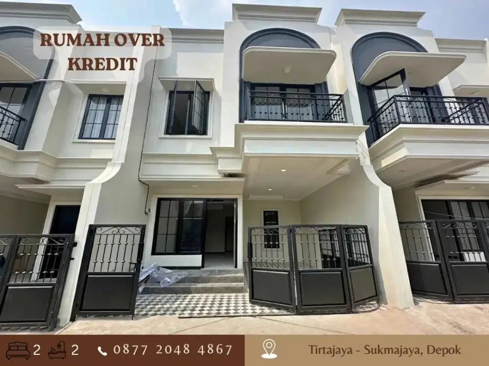 Rumah Over Kredit 2LT 79JT Jl Ksu Tirtajaya Depok dkt Tol Margonda