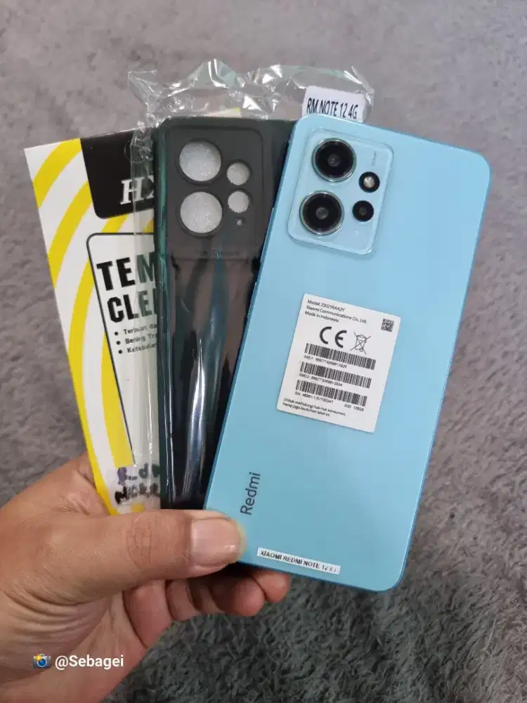 Redmi Note 12 (NFC) 16GB 8+8/128GB Murah Siap Pakai (Lokasi Cicaheum)