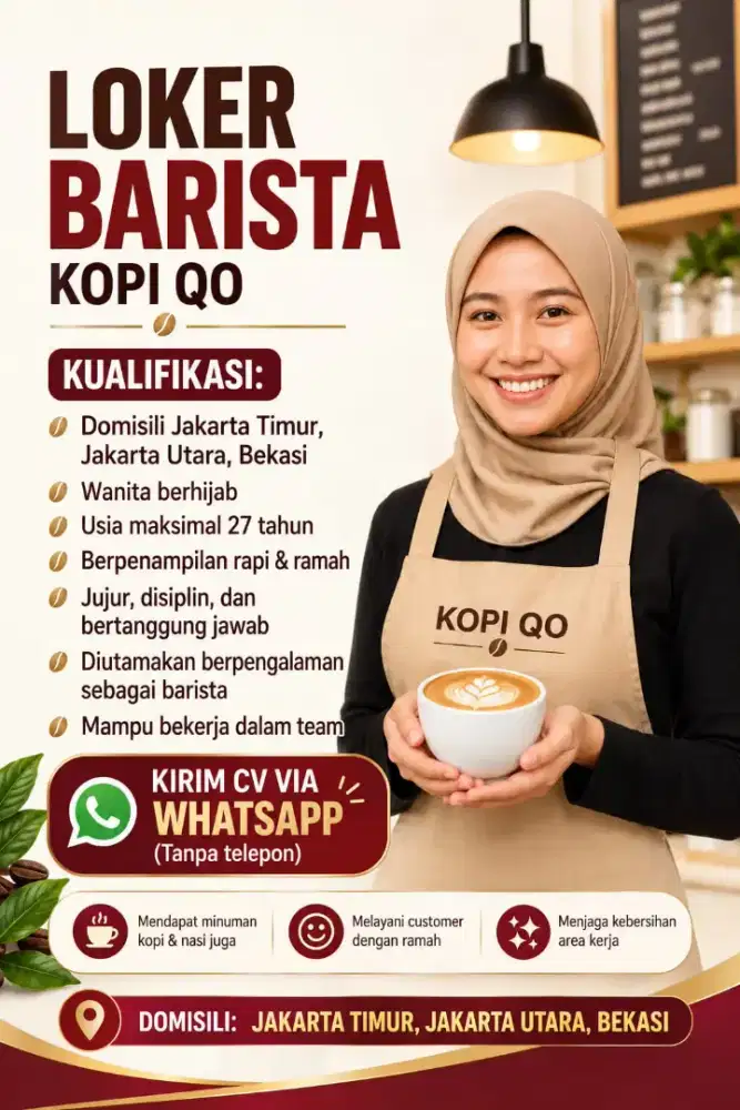 LOWONGAN KERJA BARISTA