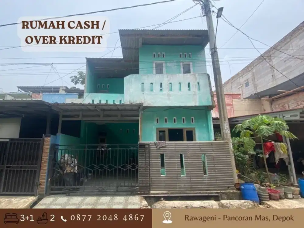 OVER KREDIT sisa 8 Thn lg bs CASH dkt Stasiun di Pancoran Mas Depok