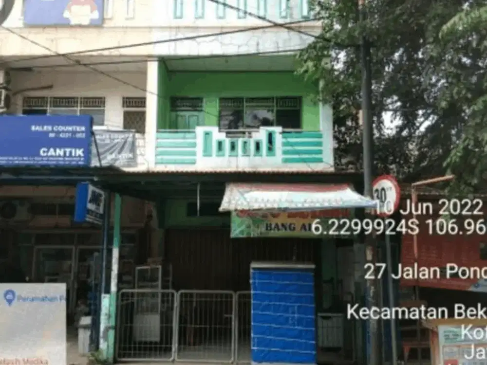 Ruko 2 Lantai Lokasi Strategis Di Bintara Bekasi Barat