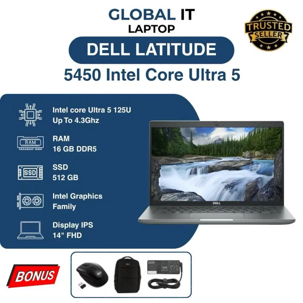 DELL LATITUDE 5450 ULTRA 5 (TOUCHSCREEN) | RAM 16GB | SSD 512GB