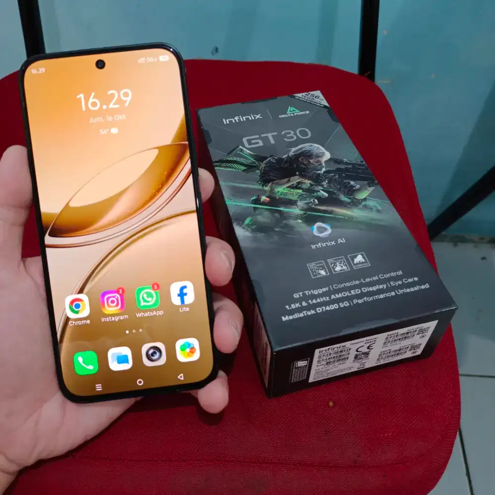 Infinix GT 30 5G 8/256 Baru 3 Bulan Perfect Condition