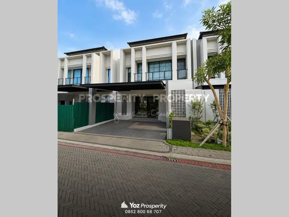 Rumah Full Interior Style Japandi Bonus Furnished di Cluster Welton Kawasan Hiera by Sinarmas Land BSD City