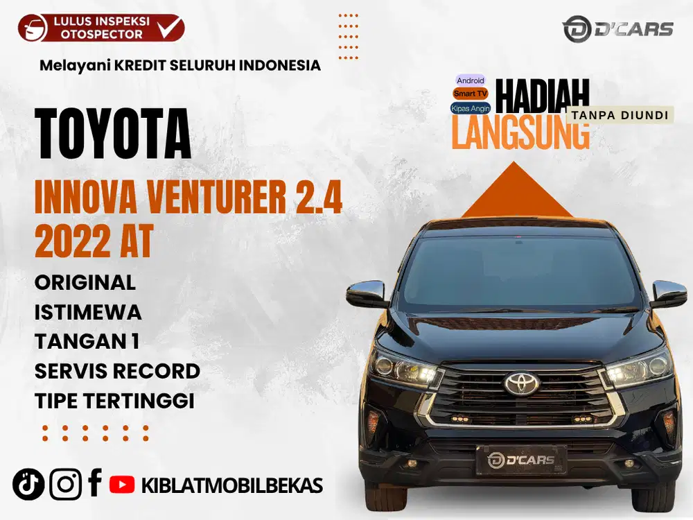 TOYOTA INNOVA 2.4 VENTURER FACELIFT MATIC 2022