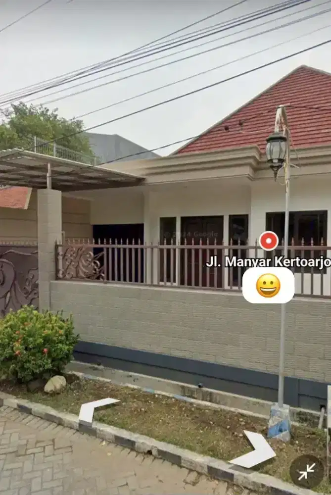 DIJUAL RUMAH DI MANYAR KERTOARJO DEKAT GALAXY MALL SURABAYA