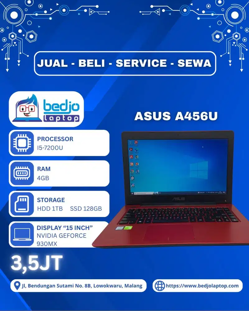 GARANG DI KELAS 3 JUTAAN! ASUS A456U, laptop untuk desain ringan