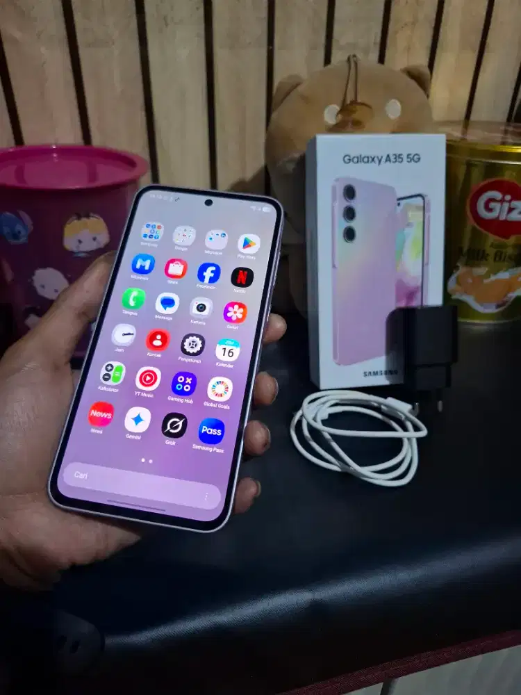 SAMSUNG A35 5G Ram 8/256GB Resmi SEIN Fullset Lokasi PAMULANG UNPAM