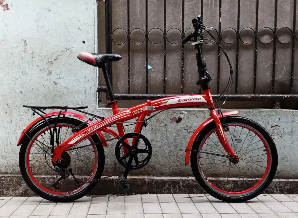 Sepeda Lipat Evergreen 20 inc 7 Speed, harga pas.. Cipinang