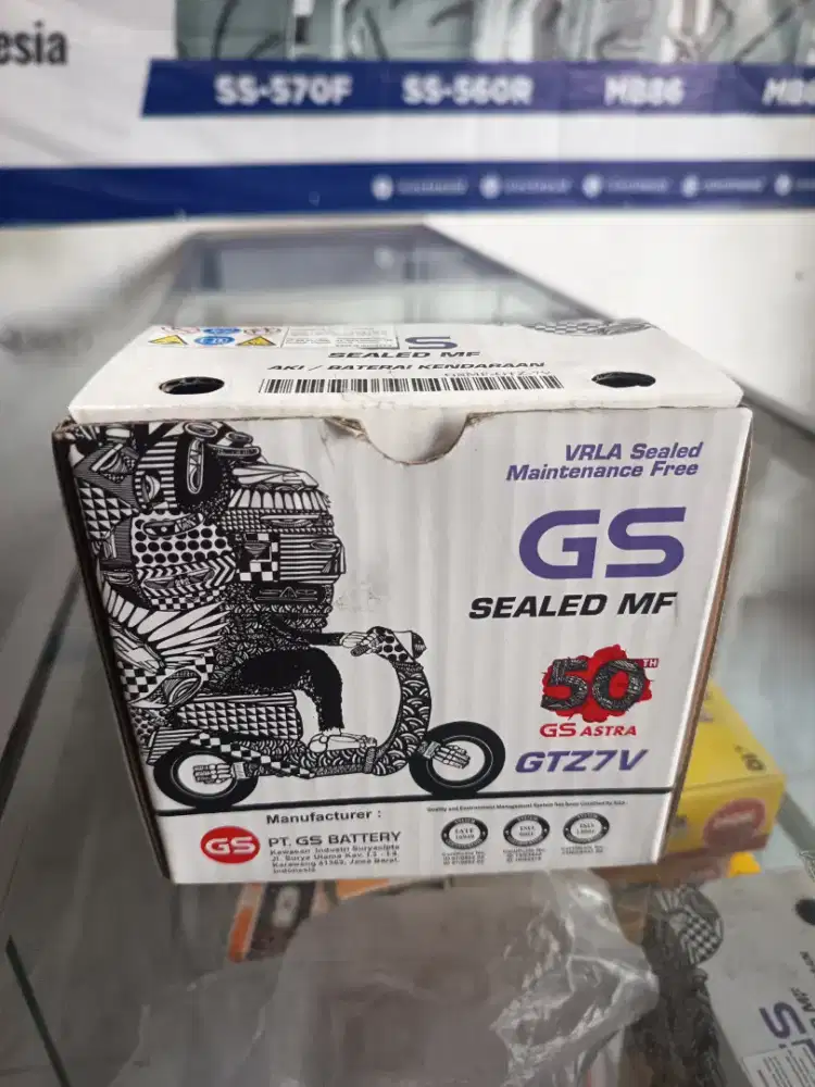 Aki GS GTZ7V Nmax, PCX, Aerox, Lexi, Freego