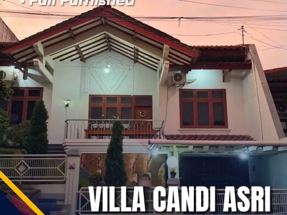 Jual Rumah Furnished di Villa Candi Asri Candisari Semarang