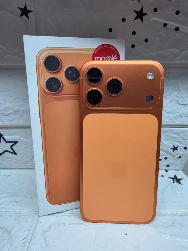 Iphone 17 pro max 256gb orange second resmi