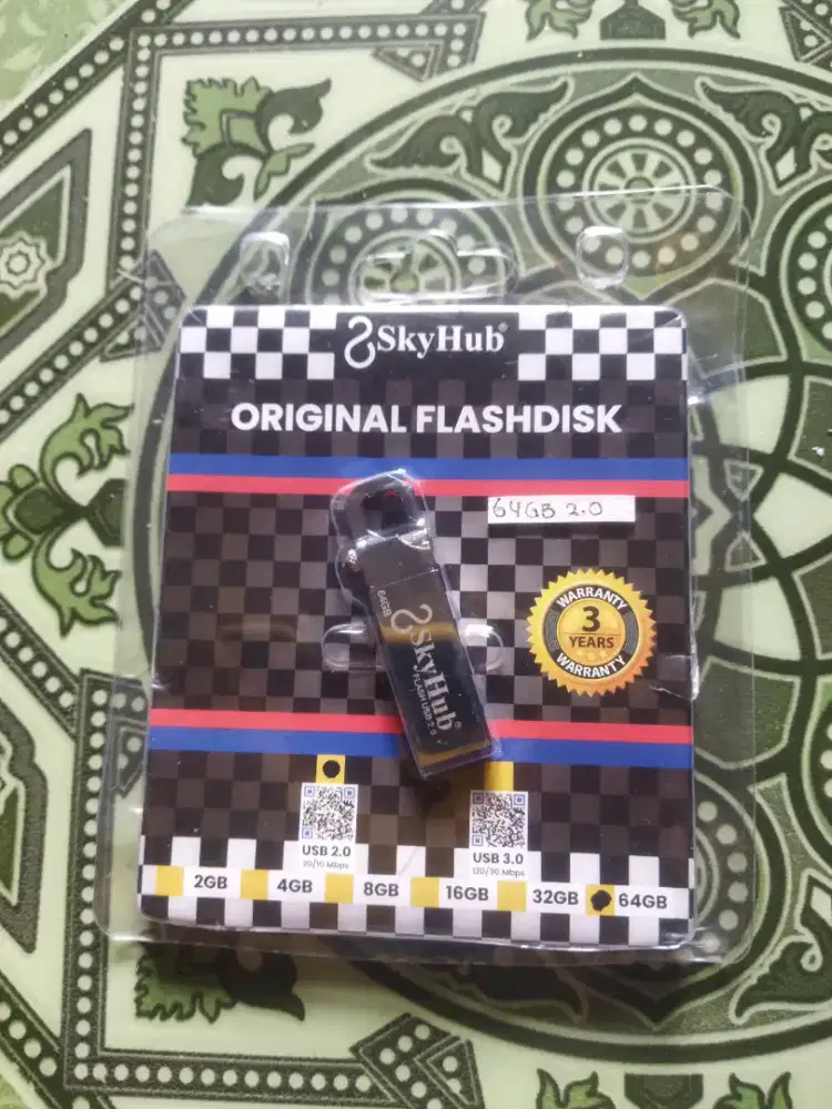 Jual Flashdisk Skyhub 64 gigabyte masih baru