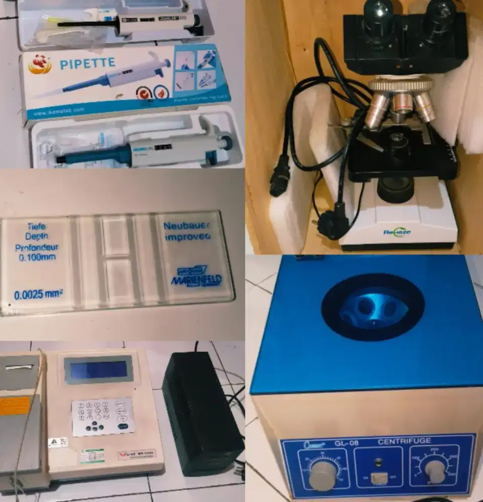 Penjualan alat laboratorium klinik sederhana