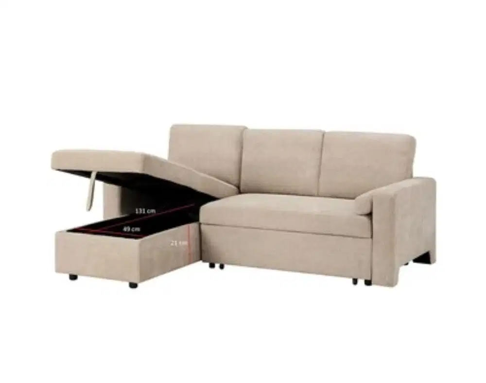 Sofa Markus Sleeper Beige