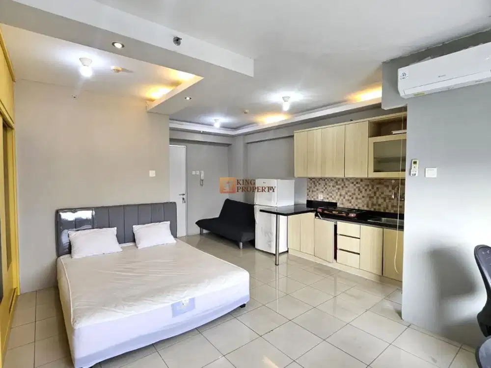 Lebih Luas Dari Standar! 1Br 38M² Full Furnished, View Kota Apartemen Green Bay Pluit Greenbay Siap Huni