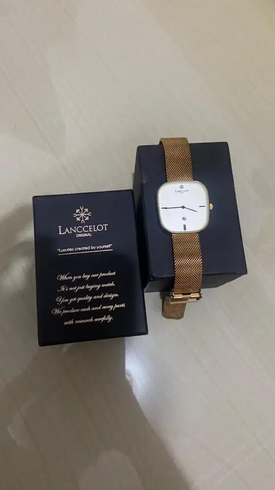 Jam tangan lanccelot original fullset( mulus like new)