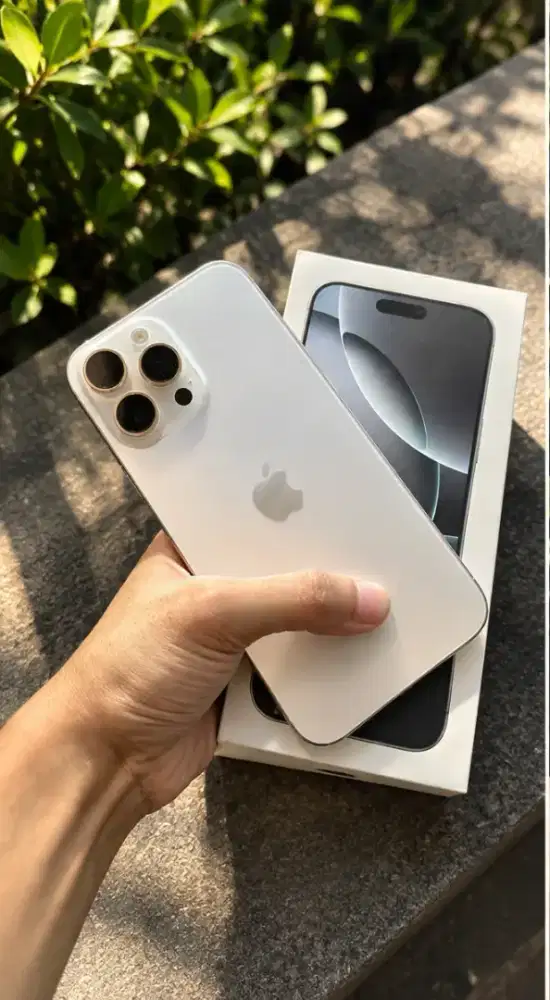 iPhone 16 promax 512 beacukai white titanium