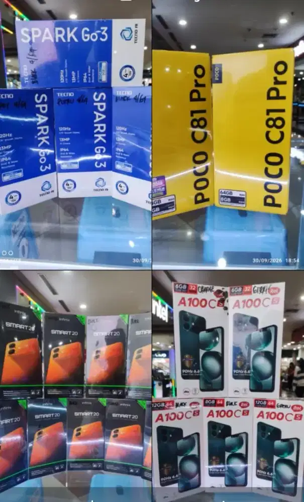 INFINIX SMART 20 RAM 4+4/128 SEGEL RESMI