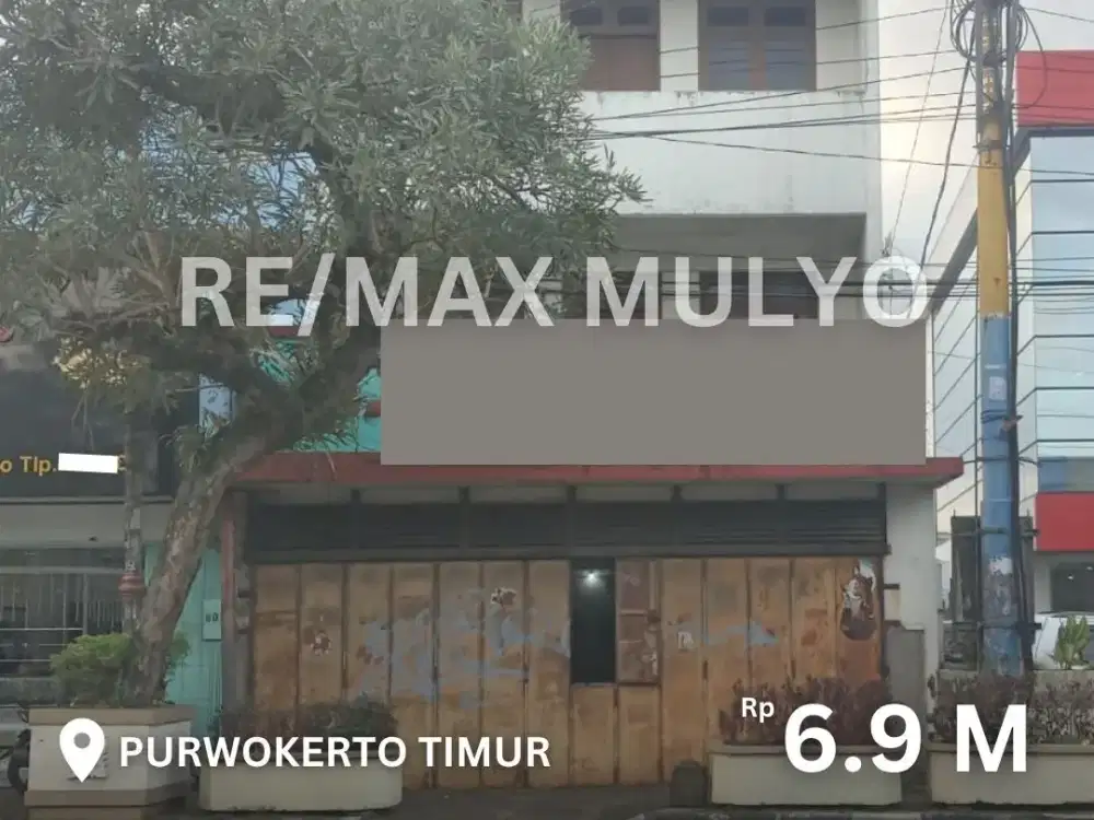 Ruko 2 Lantai Dijual Lokasi trategis Pusat Kota Dekat Hotel dan Perbelanjaan Area Purwokerto Timur