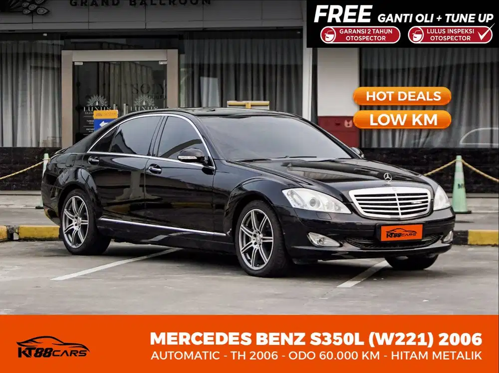 Low KM MERCEDES BENZ S350 L (W221) AT 2006