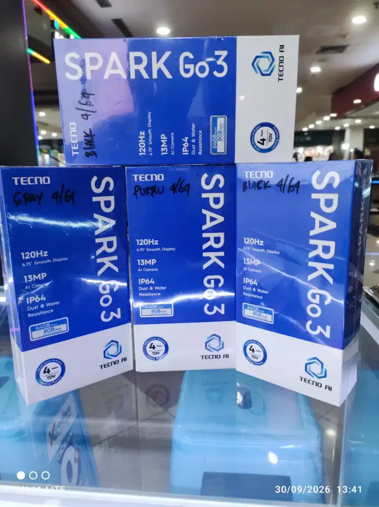 TECNO SPARK GO 3 4/64 SEGEL RESMI